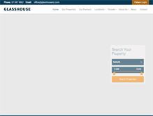 Tablet Screenshot of glasshousenz.com